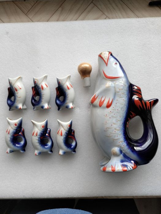 Фигурки рыбки фарфор