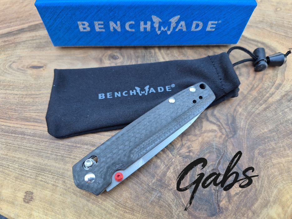 Сгъваем нож Benchmade VALET 485-1, M390.,карбон