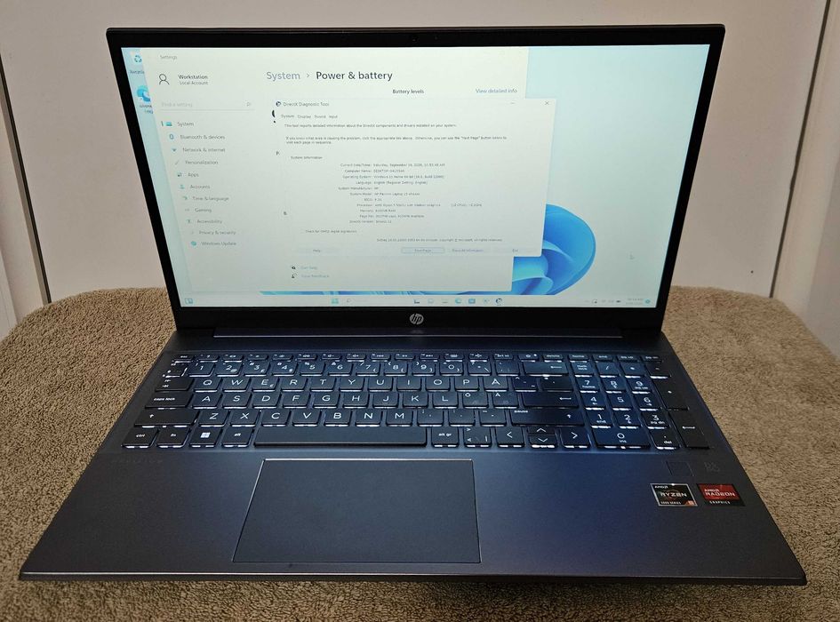 Laptop HP Pavilion 15 ryzen 5 5500u 8 gb ram ssd nvme 512gb