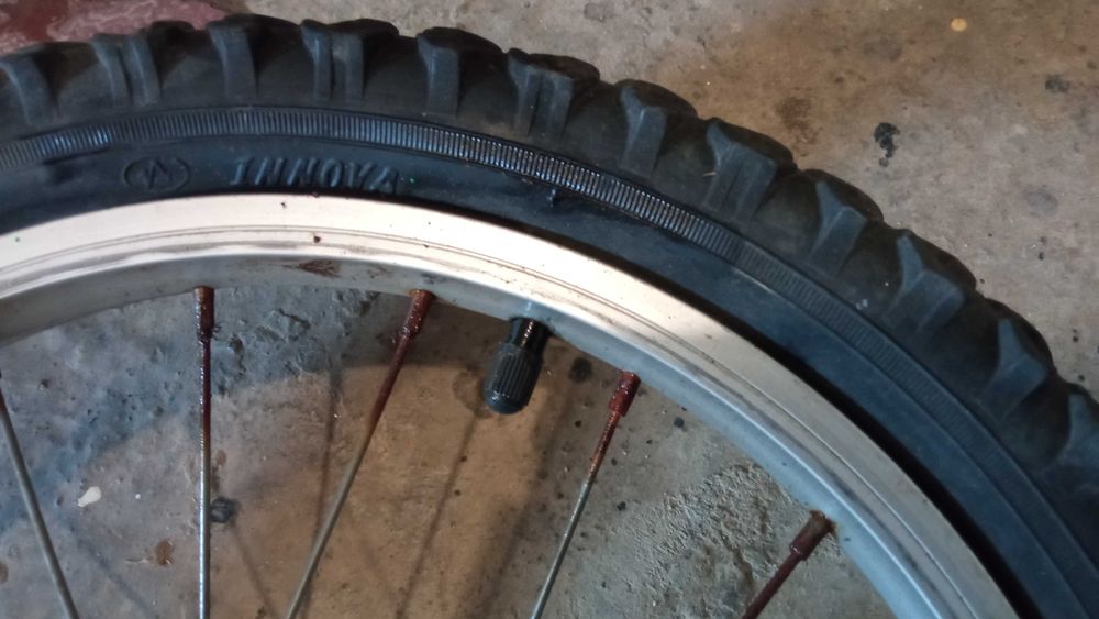 Гума с джанта 16цола за велосипед