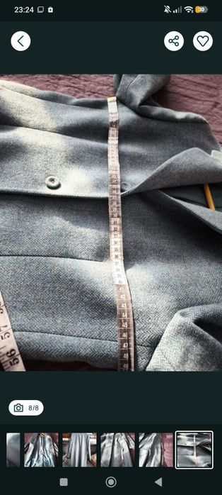 Palton lână Cyrillus M-L(42)