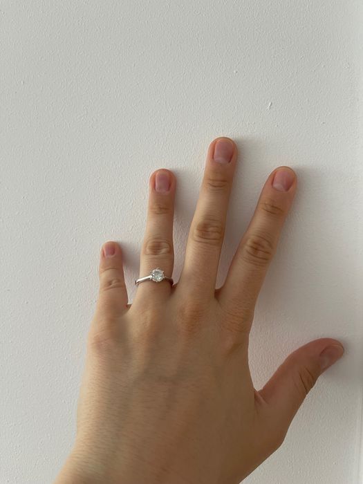 Inel de argint 925 cu cerconiu mărimea 18