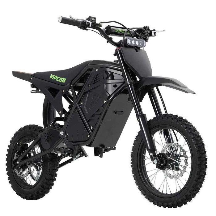 VIPCOO H3 Electric Dirt Bike 3500W – НОВ | До 63 км/ч | 48V 23Ah