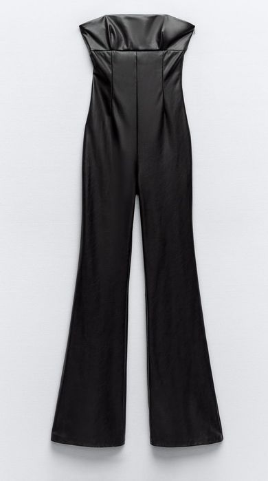 Salopeta Noua Zara mărime S, M imitație piele evazata