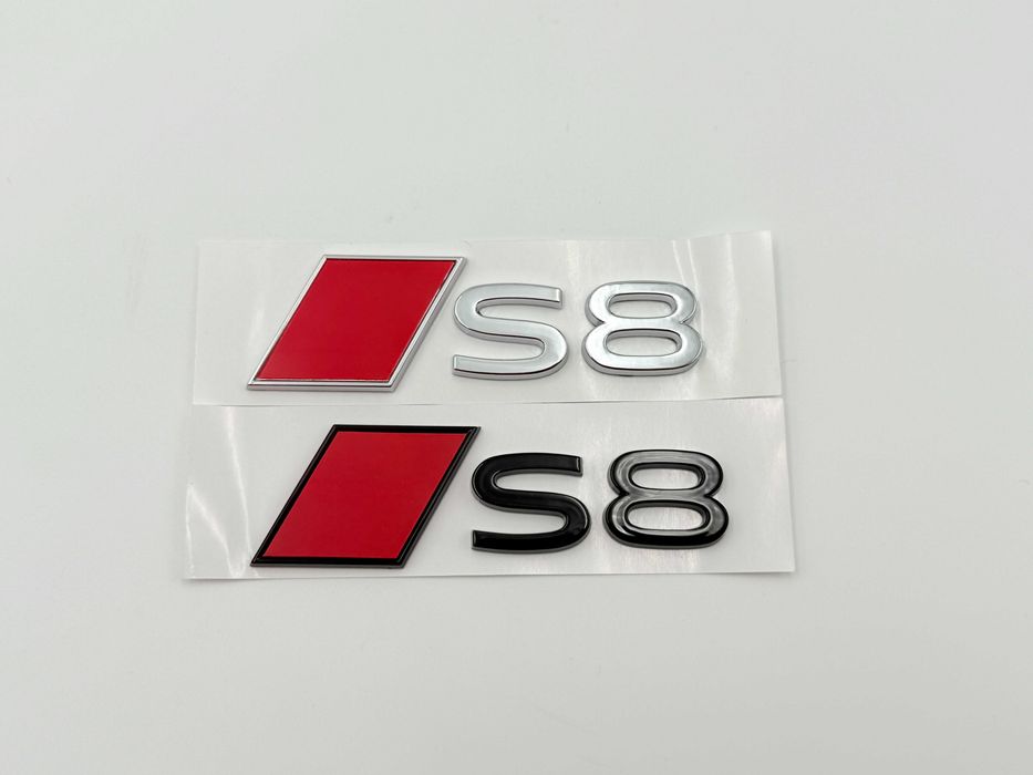 Emblema AUDI S8 spate negru NOU