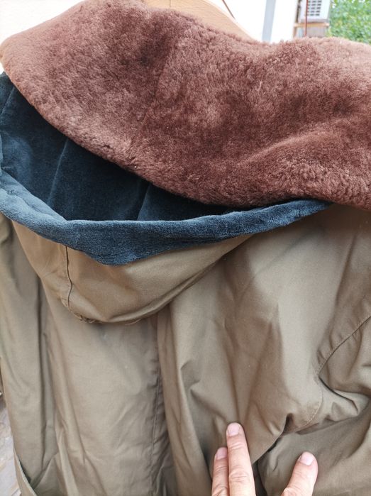 Военна шуба с естествена подплата