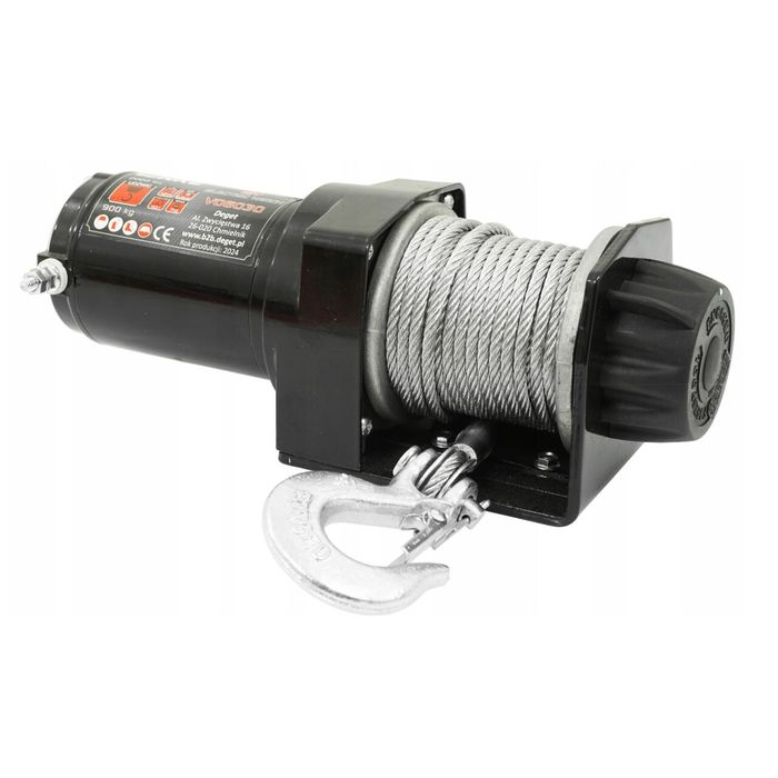 Troliu electric 12 V 125 A,tragere maxima 3000 l, capacitate ridicare