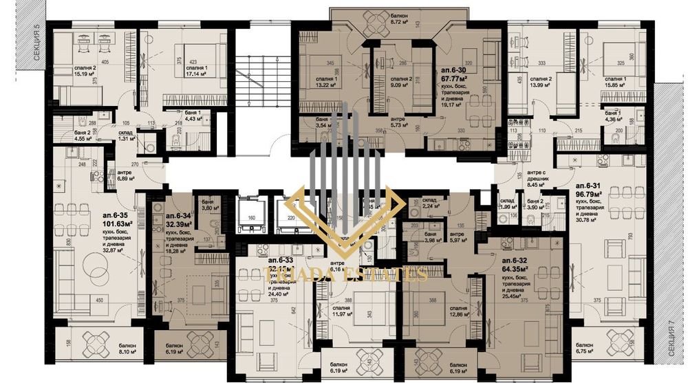 Продава се Двустаен апартамент в Бургас, Изгрев - 72 кв.м за 755 €/кв.м - Снимка #5