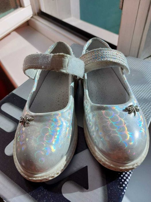 сандалии для девочек белый текстиль