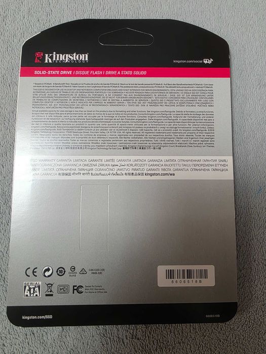 Solid State Drive (SSD) Kingston A400, 2T, SATA III, 2.5" B1 – Nou, Sigilat.