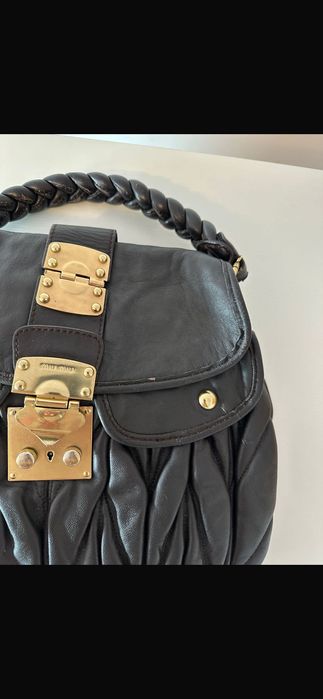 Geantă piele model miu miu