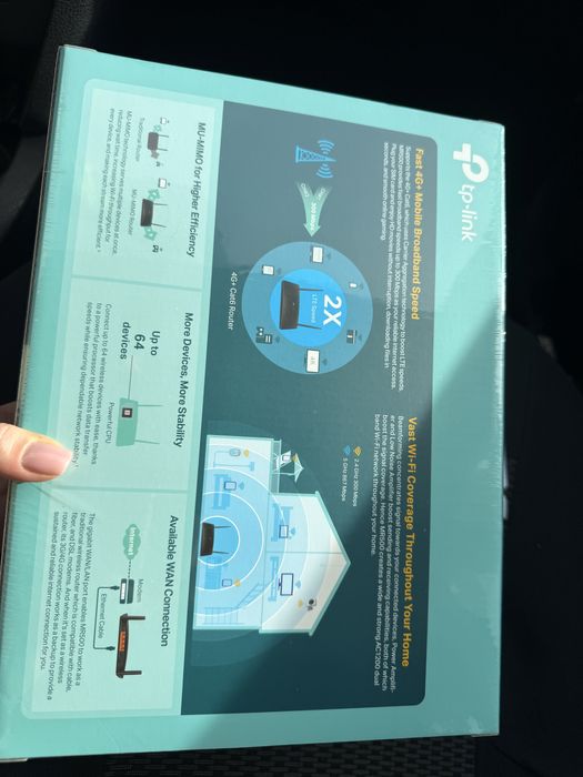 TP-Link Archer MR500 AC1200 4G LTE Advanced Cat6 Gigabit Router