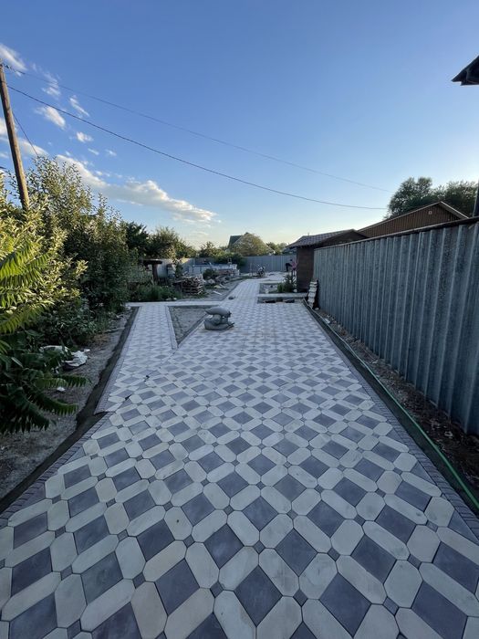 Укладка брусчатки