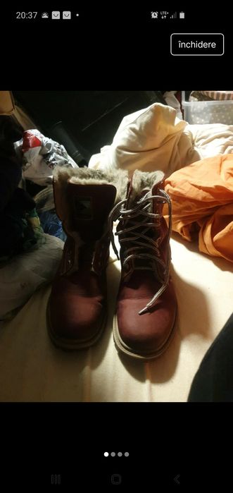 Ghete piele imblanite 38