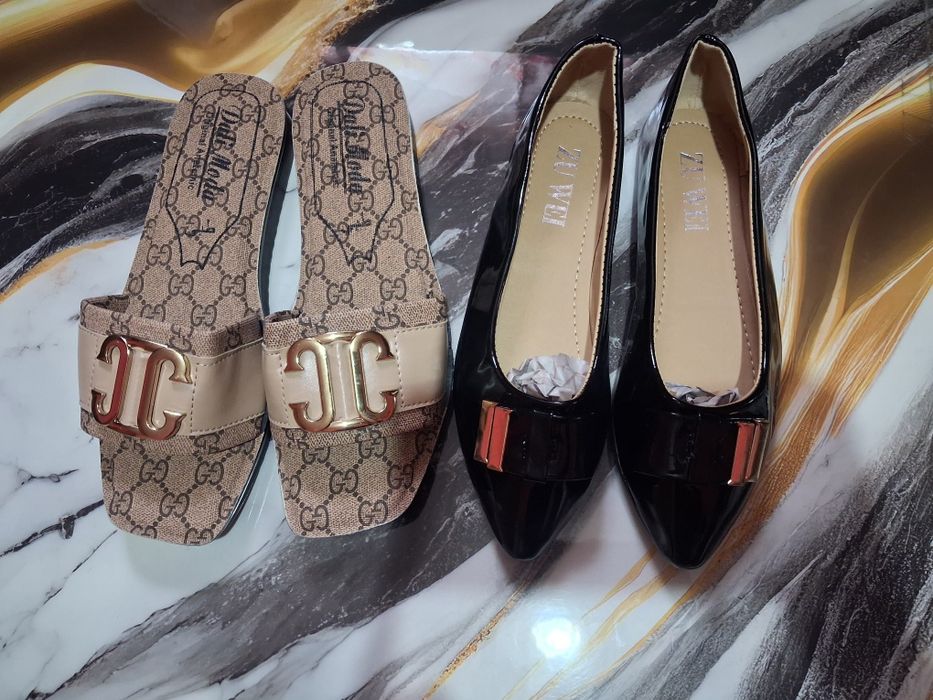 Set de 2 perechi de papuci