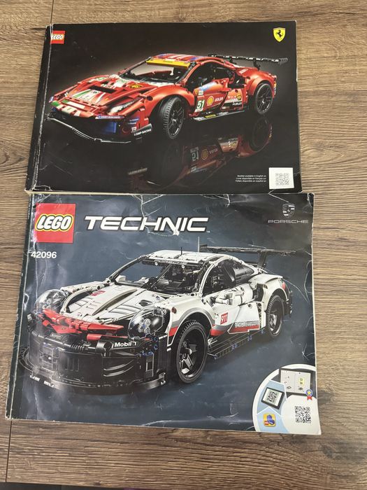 Lego Technic Porche и Ferrari б/у