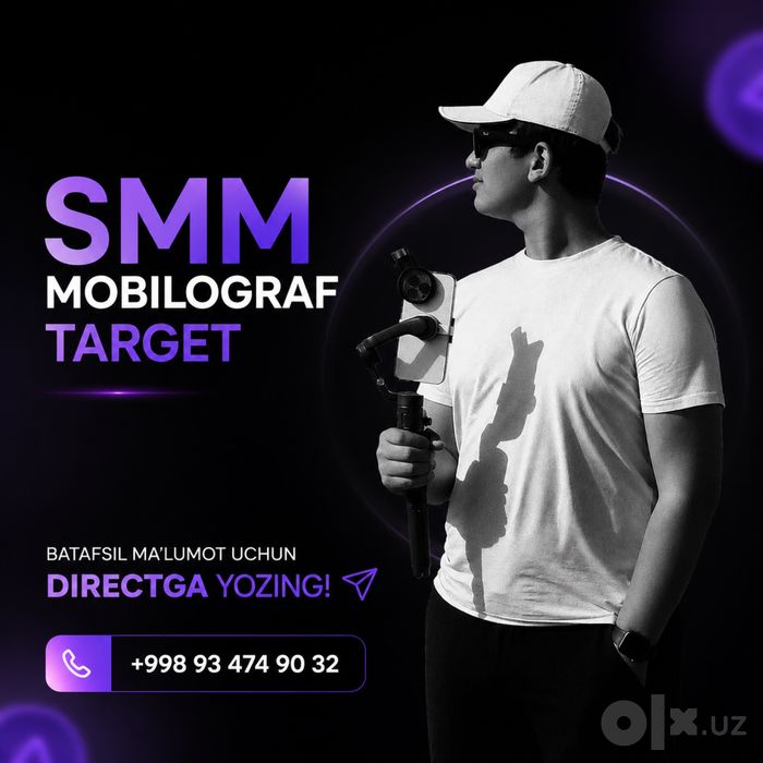 2 yillik tajribaga ega SMM mutaxassisi, mobilograf va targetolog