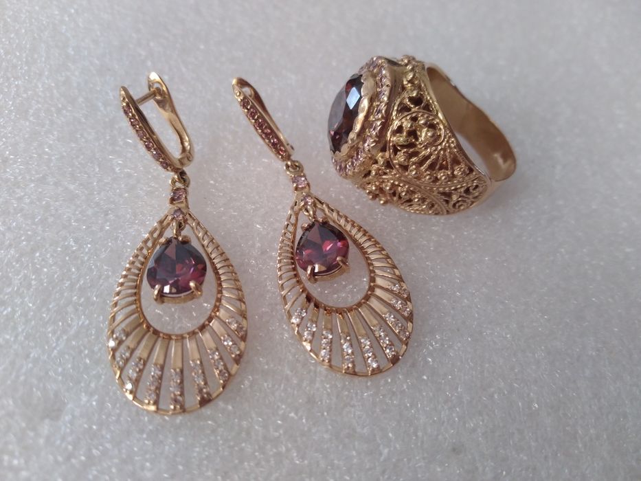 Золотой набор с Радолитами.