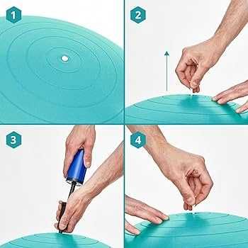 Фитнес топка 150 кг от DoYourFitness®- 55 и 65 см