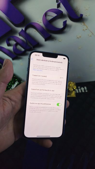 iPhone 13 256GB Baterie Originala:76%.Preṭ fix!