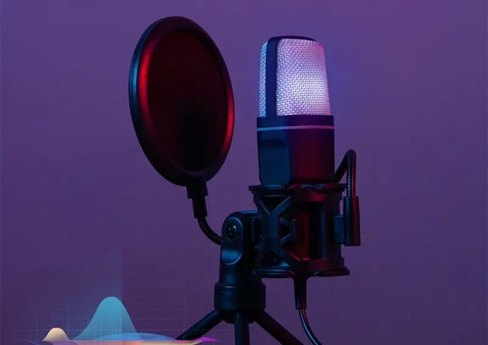 Aksiya!!! SF-666R o'yin mikrofoni, podcast uchun mos.