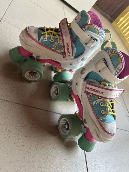 Patine cu rotile ptr fete Hudora