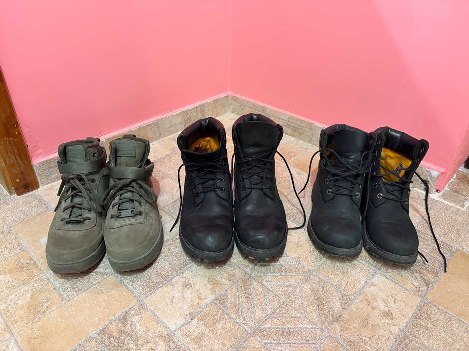 Черни туристически обувки/маратонки Timberland, размери 42 и 37.