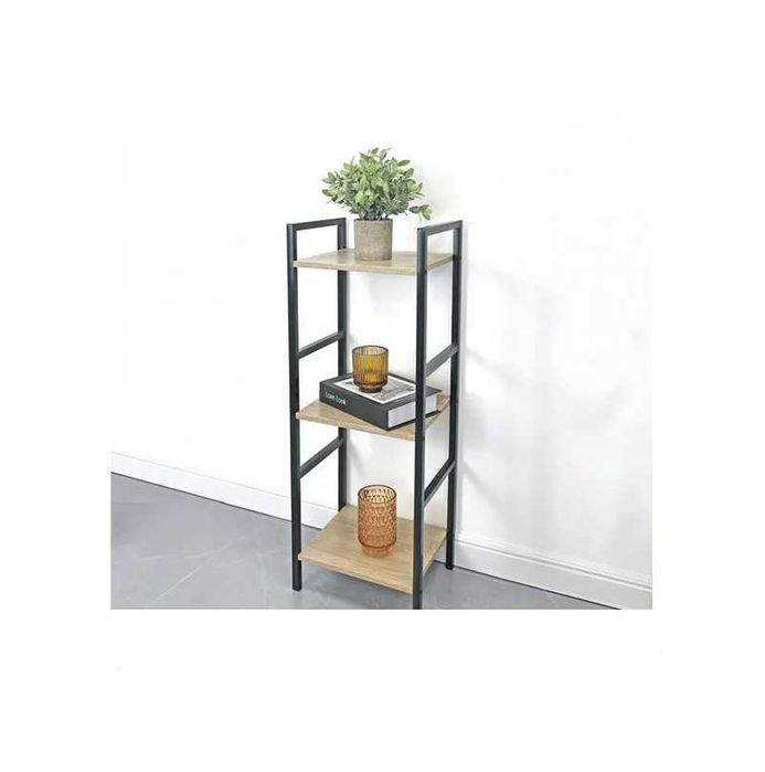 Декоративна етажерка Mercado Trade, 3 рафта, Дърво, Кафяв