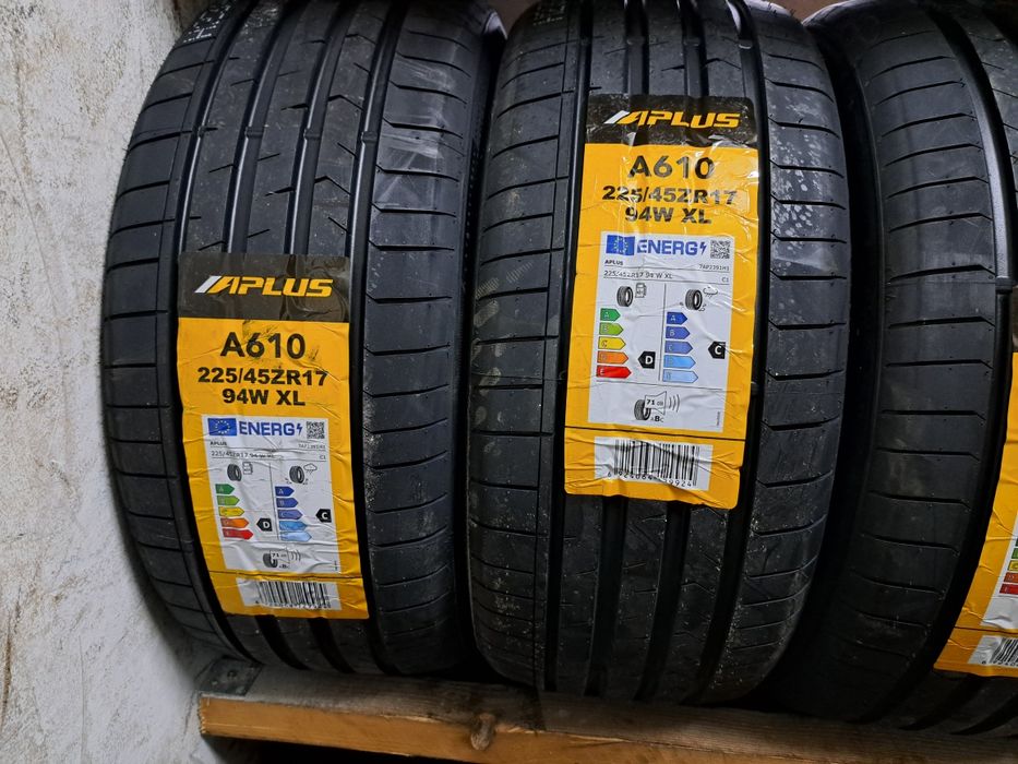 ! 4 anvelope 225/45 R17 Aplus , Noi !