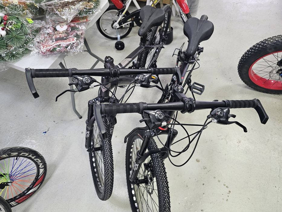 Велосипед 24 цола дискови спирачки палцови команди подсилени капли