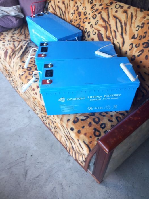 Acumulatori Litiu 24vX100Ah. 3 buc