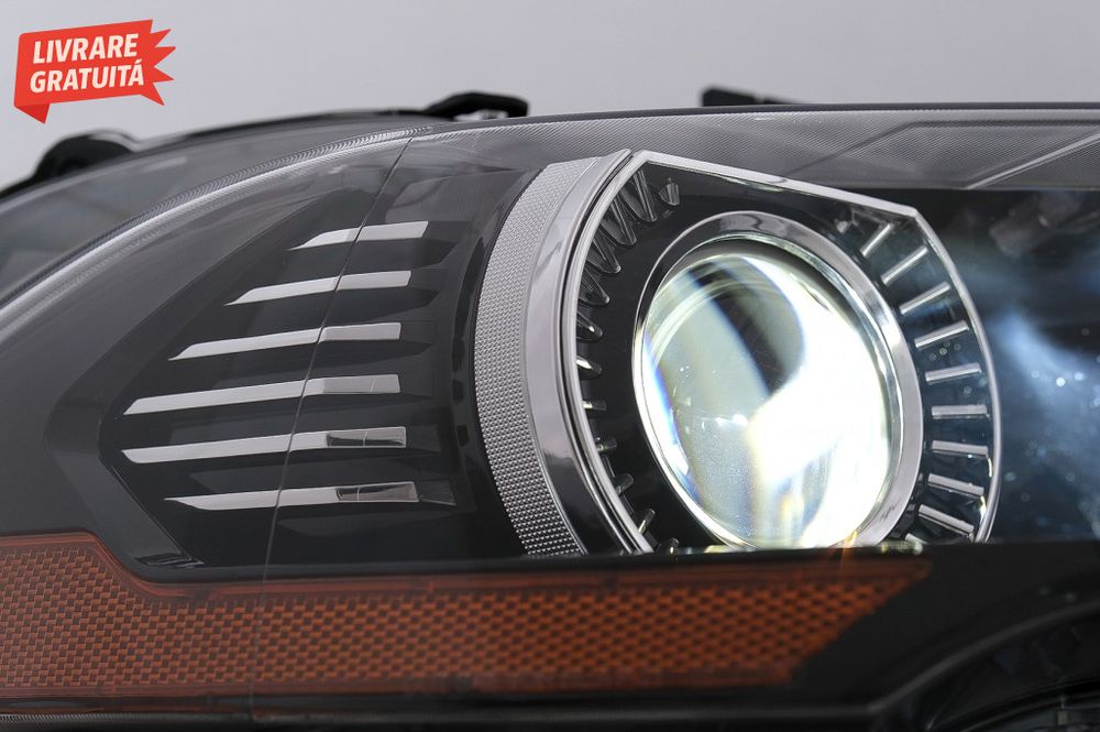Faruri LED Ford Mustang Facelift (2018-2023) Negru Semnal Dinamic RGB
