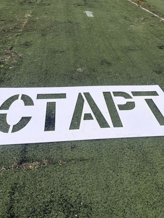 Продам трафареты СТАРТ, СТОП, ФИНИШ для автодрома