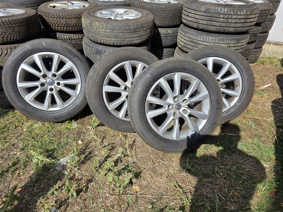 Jante aliaj Tuareg 5×130 R18 anvelope vara