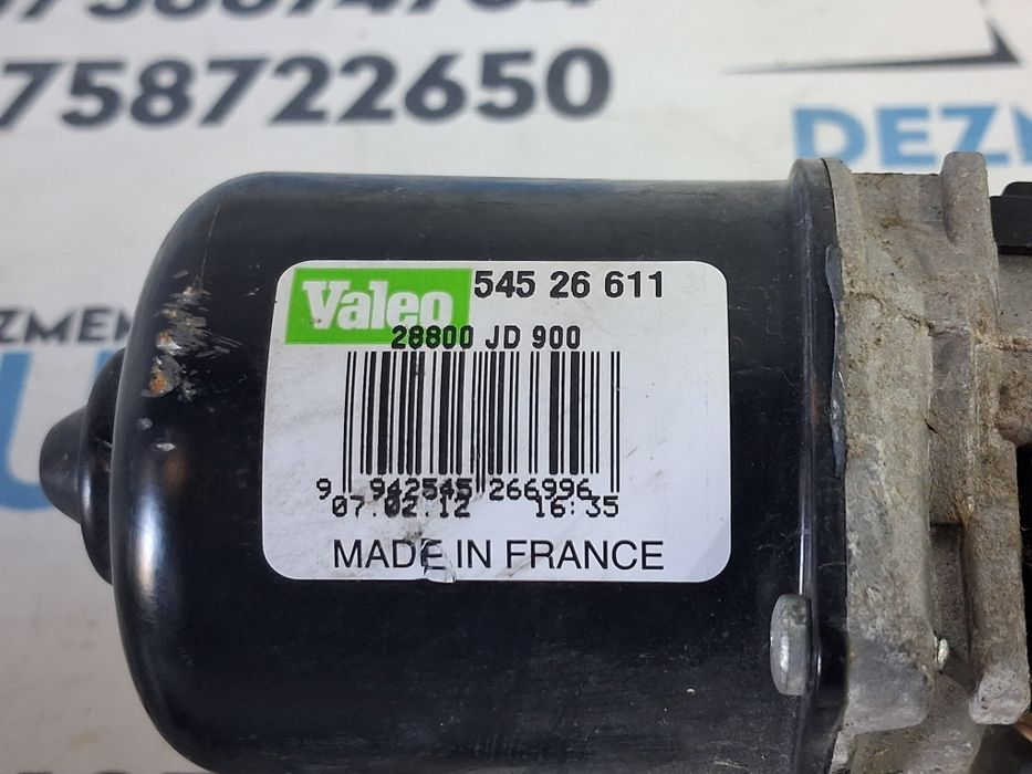 Ansamblu stergaroare Nissan Qashqai 2012