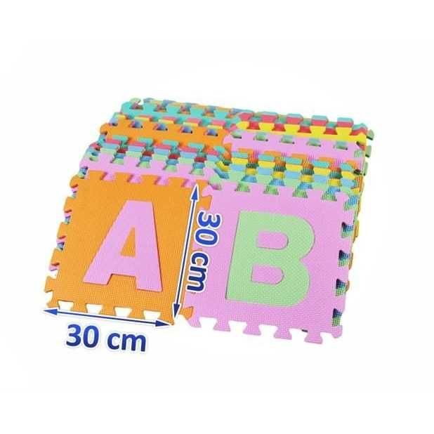 Детки пъзел мек килим азбука за пода