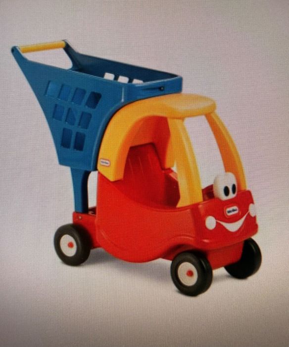 Little Tikes кола за бутане и Little Tikes количка за пазаруване