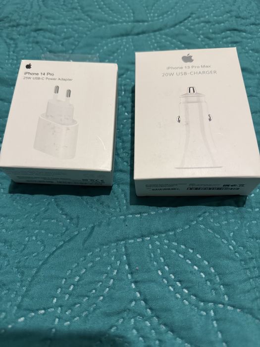 Продавам зарядно и кабел за Iphone type C-type C