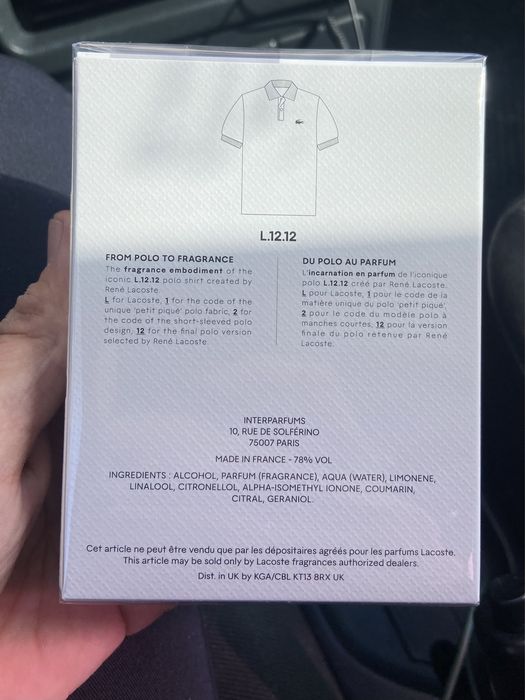 Парфюм Lacoste Оригинал