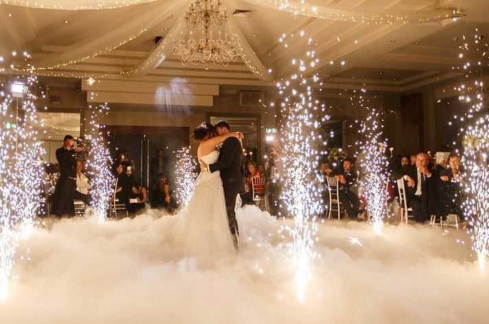 Artificii reci interior nunta