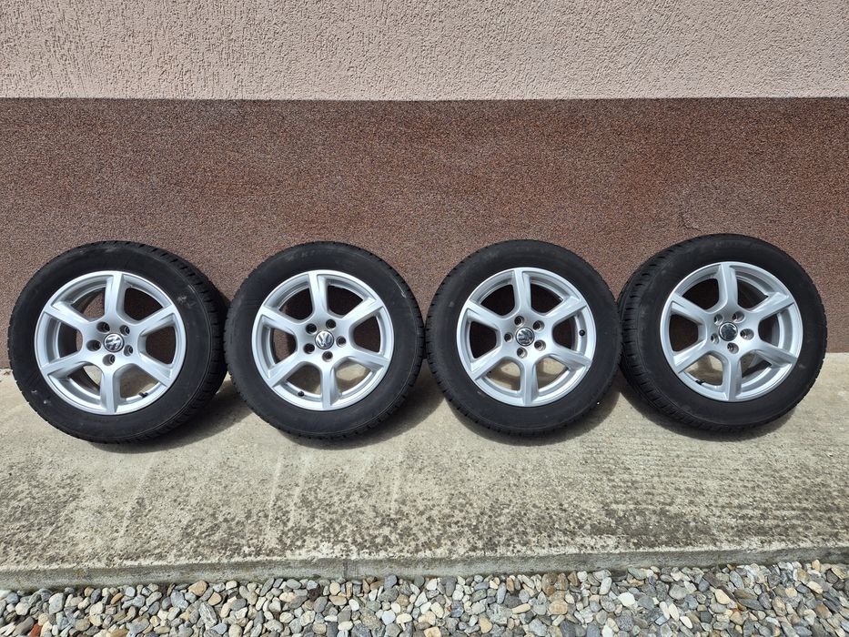 Jante Polo R15 5x100 Cu anvelope vară 185/60R15 foarte bune