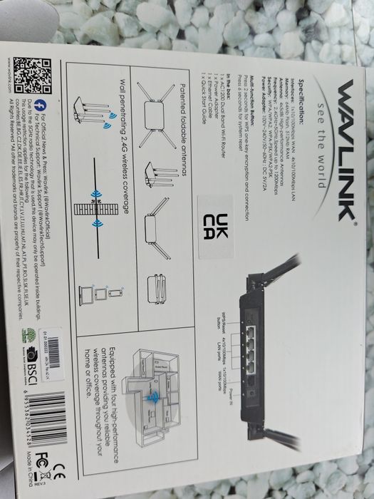 Продавам Двубандов Рутер/Удължител/ Wavlink