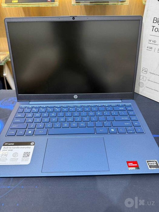 Noutbuk HP Laptop 14 AMD Athlon 7120U 4/256GB 14.0" HD 60hz Blue