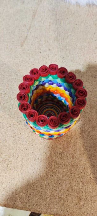 Квилинг моливник,кошница и букети