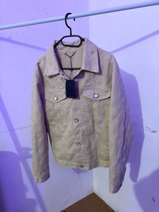 Jacheta Blugi Denim LV Crem