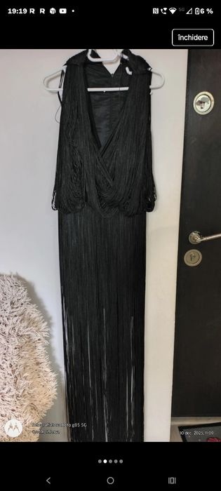 Rochie cu franjuri de ocazie