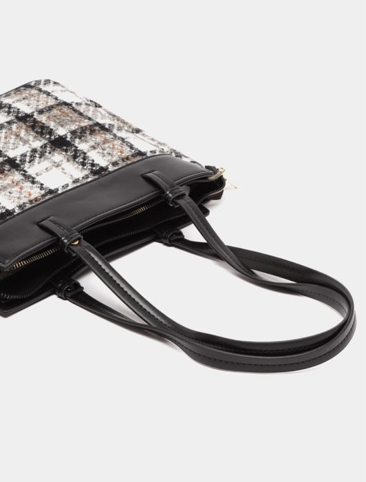 Стильная женская твидовая сумка