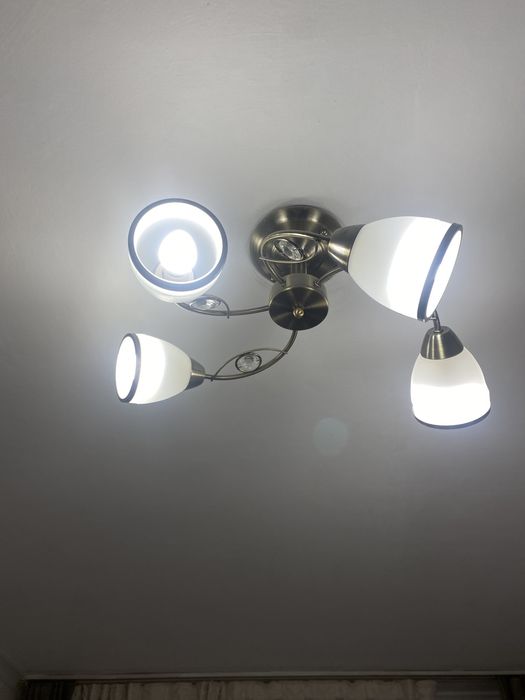 ЛЮСТРА ламповая пяти рашкова