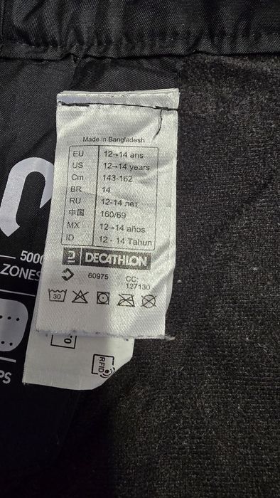 Pantalon călduros și impermeabil schi 500 PNF