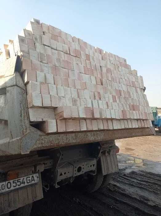 Пишган ғишт, кирпич жженый g'isht, Тешик гишт
